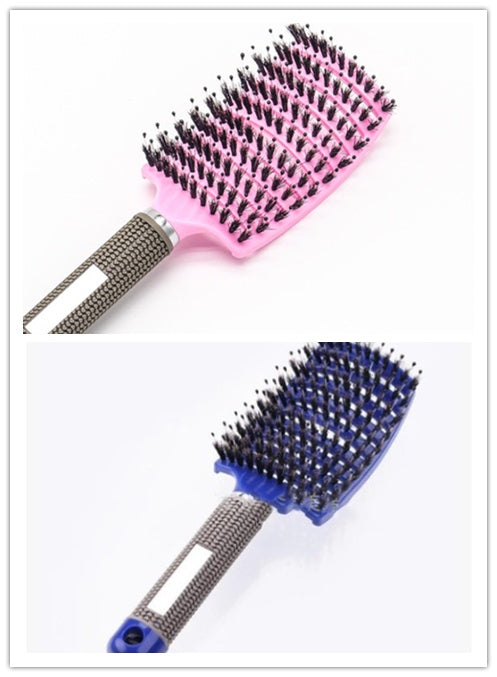 Hairbrush Anti Kit Brushy Women Detangler Hair Brush Bristle Nylon Scalp Massage Teaser Hair Brush Comb Hairbrush Anti Kit Brushy Women Detangler Hair Brush Bristle Nylon Scalp Massage Teaser Hair Brush Comb